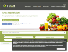 Tablet Screenshot of fitwit.pl